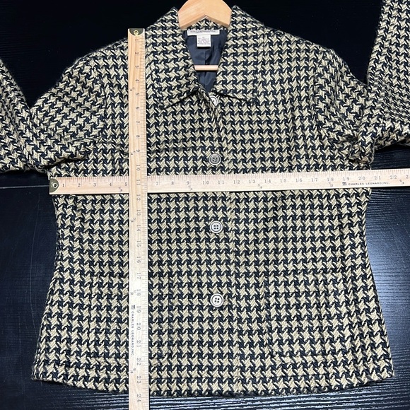 Monterey‎ Bay Houndstooth Knit Blazer Jacket - Picture 2 of 8